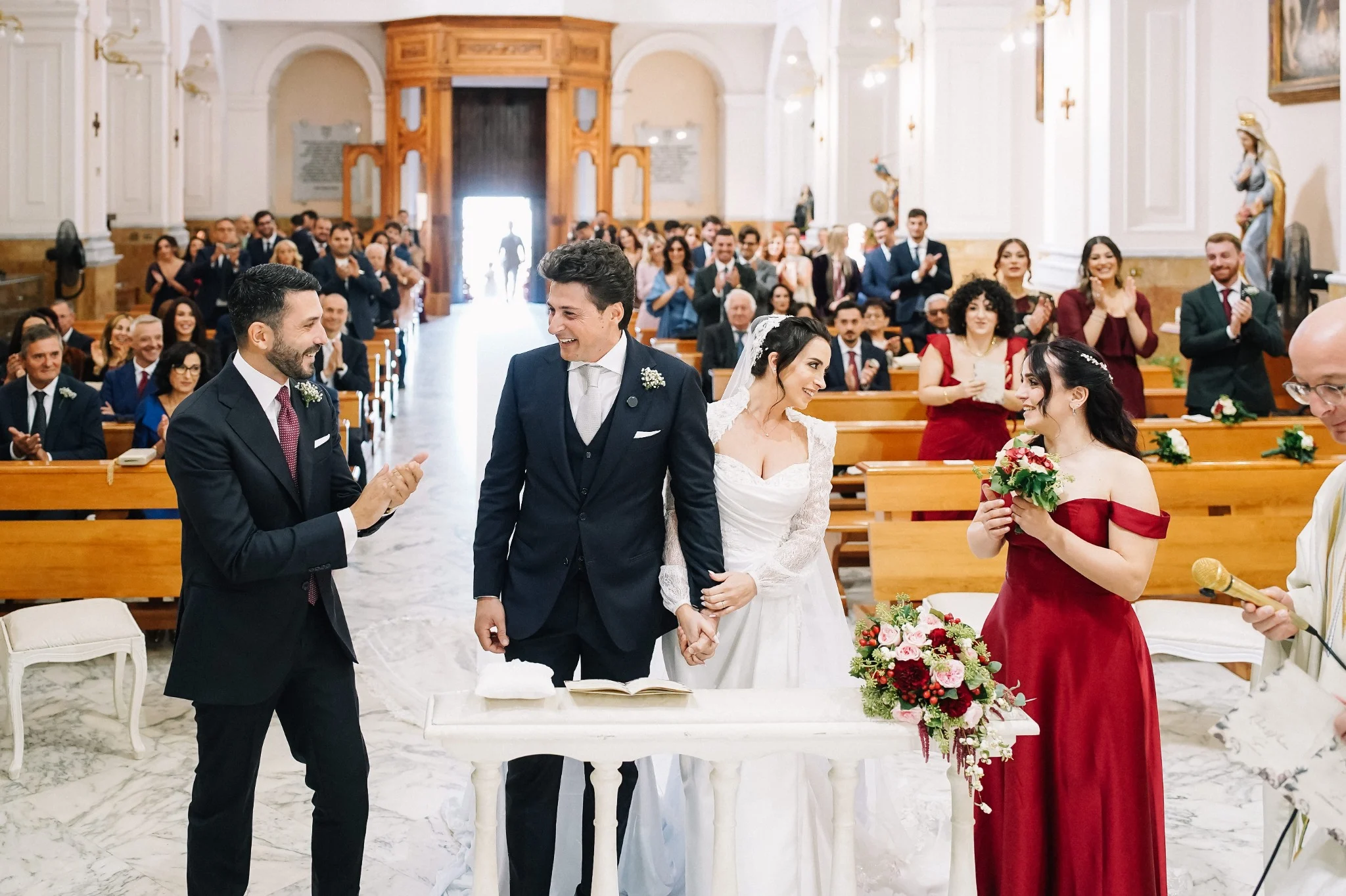 La cerimonia — Roberto e Martina