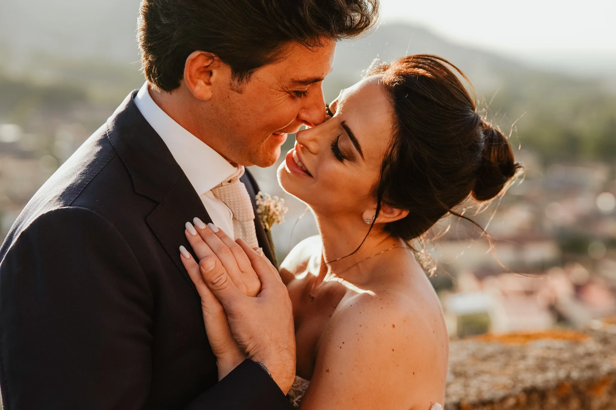 Un bacio nella luce della sera