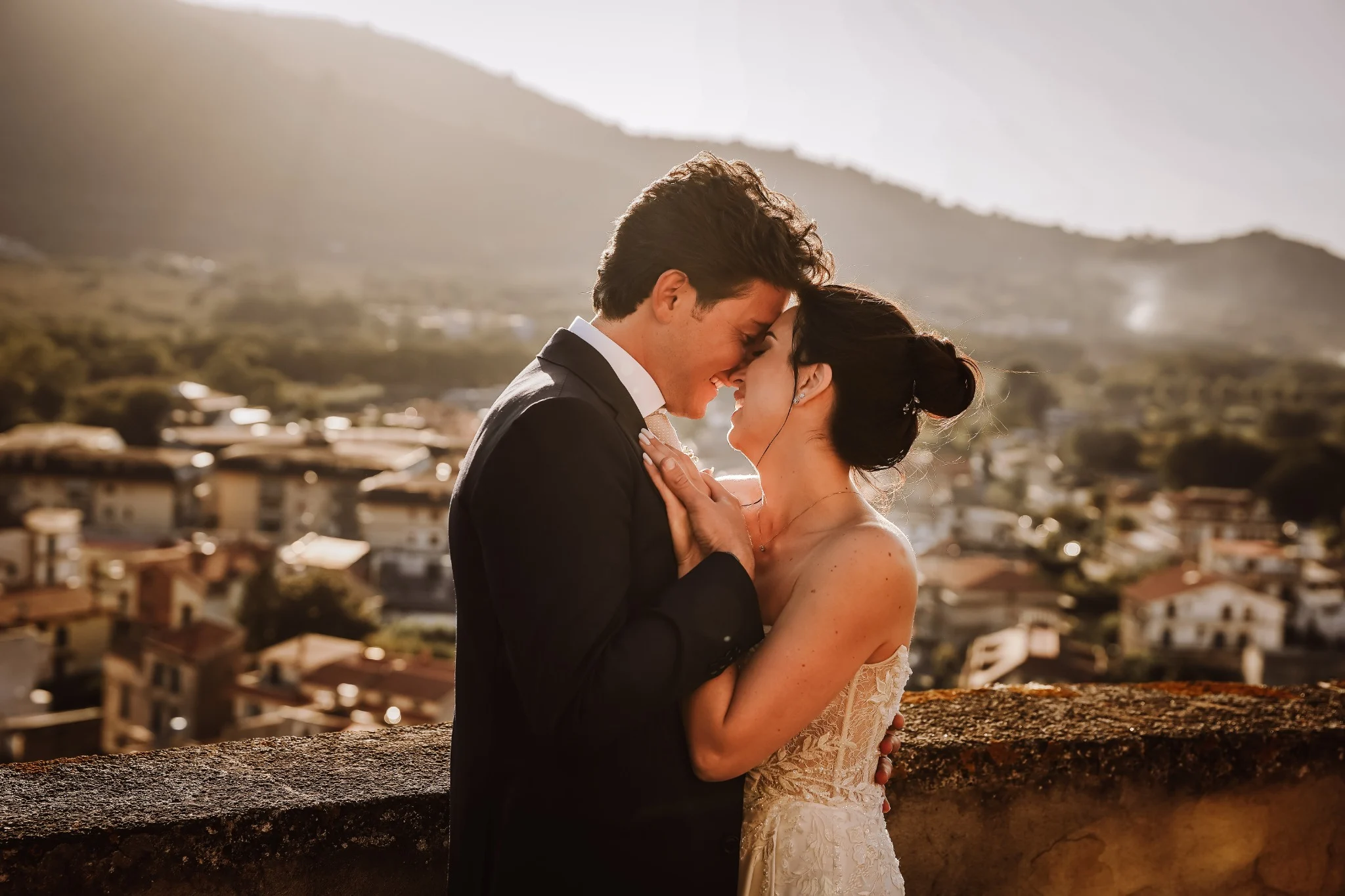 Roberto e Martina al tramonto