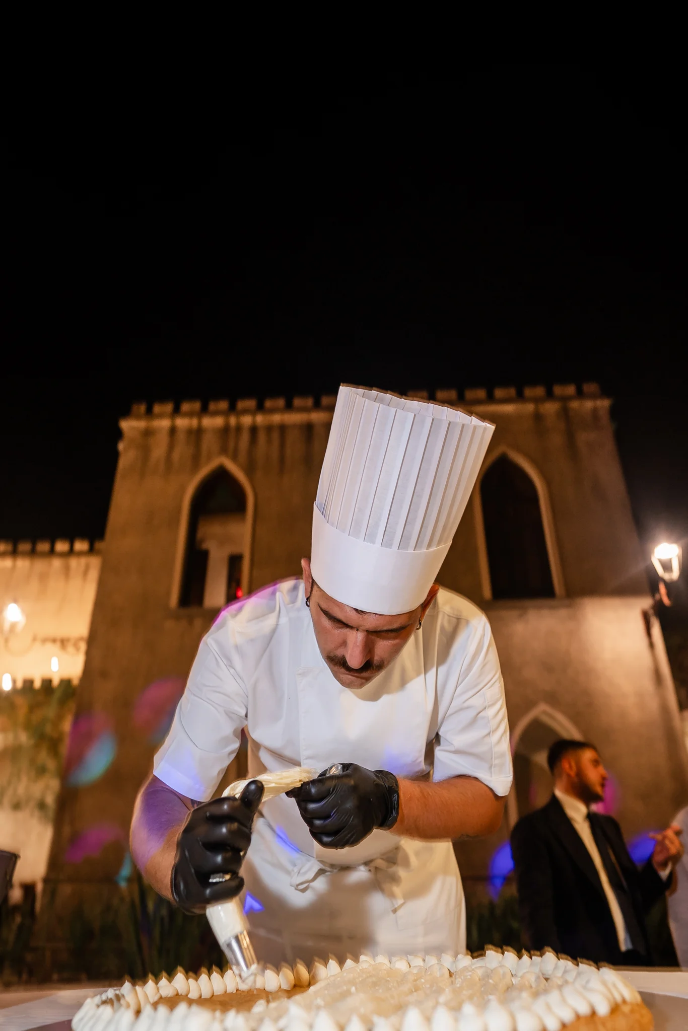 Un momento della festa di Nicoletta e Giuseppe