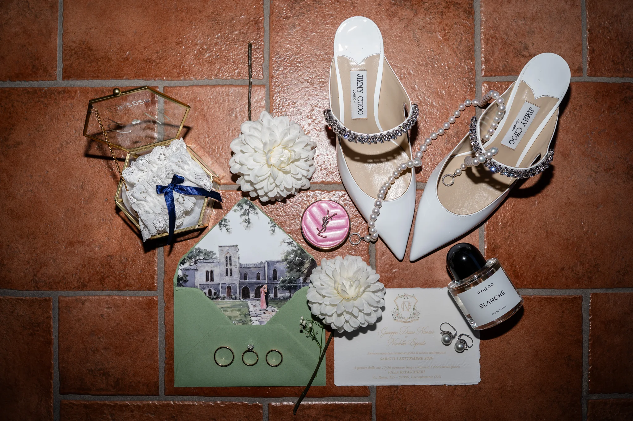 Gli accessori di Giuseppe prima dei preparativi