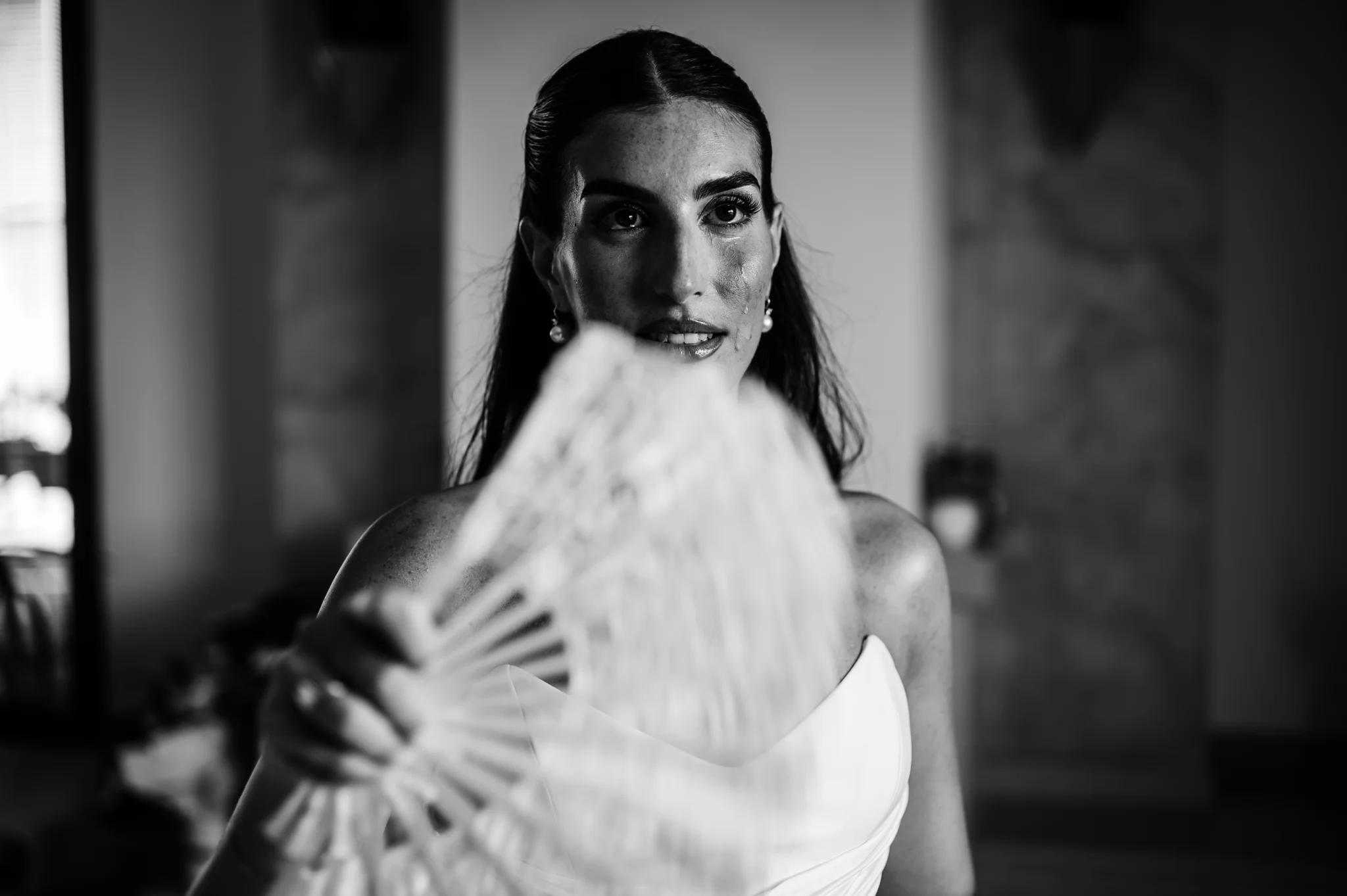 Ritratto di Nicoletta in bianco e nero